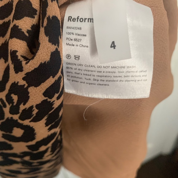Reformation Leopard Print Mini Dress - Picture 7 of 7
